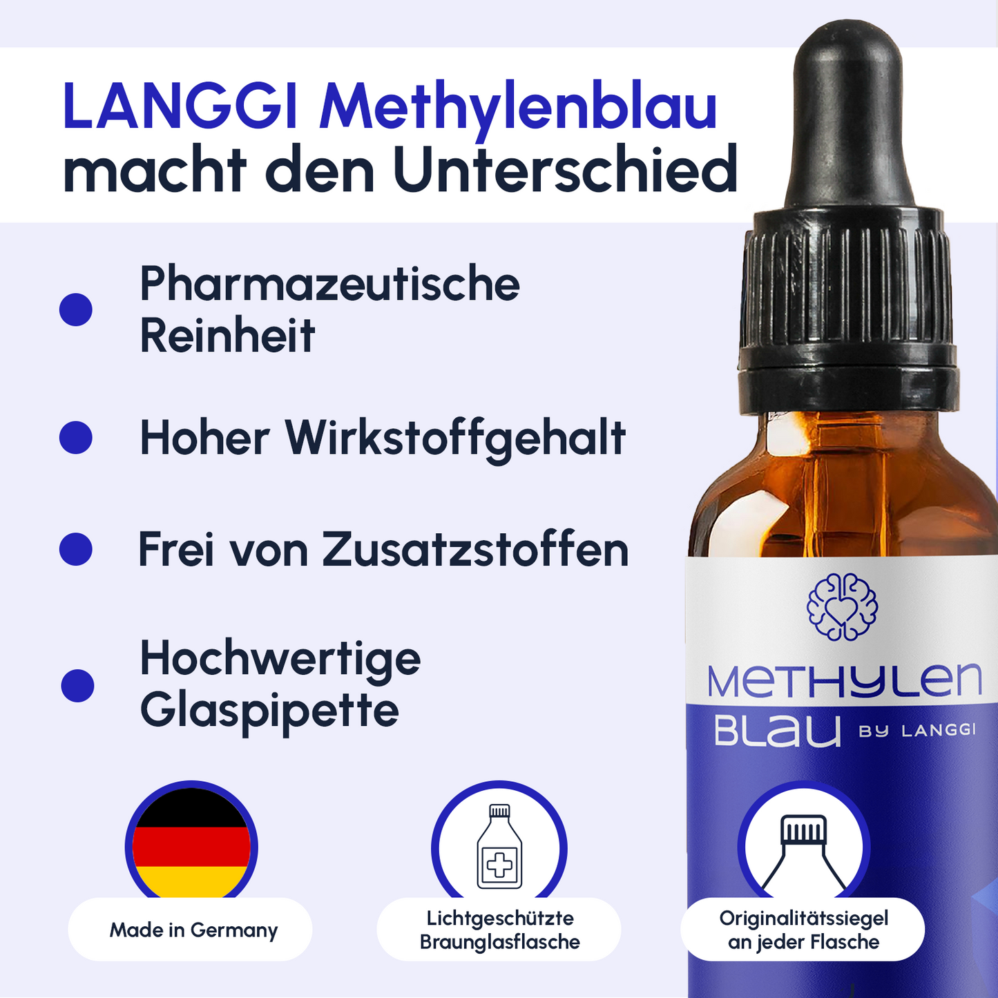 Methylenblau Tropfen | 2% | 100ml